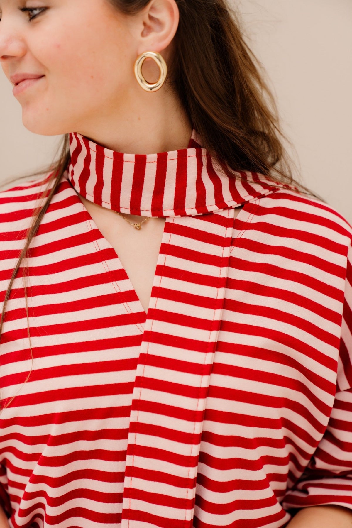 Jet long sleeve rood roze - Bij Keesje - Bij Keesje - Top