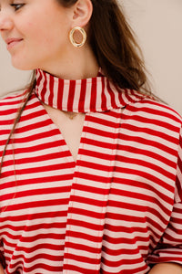 Jet long sleeve rood roze - Bij Keesje - Bij Keesje - Top