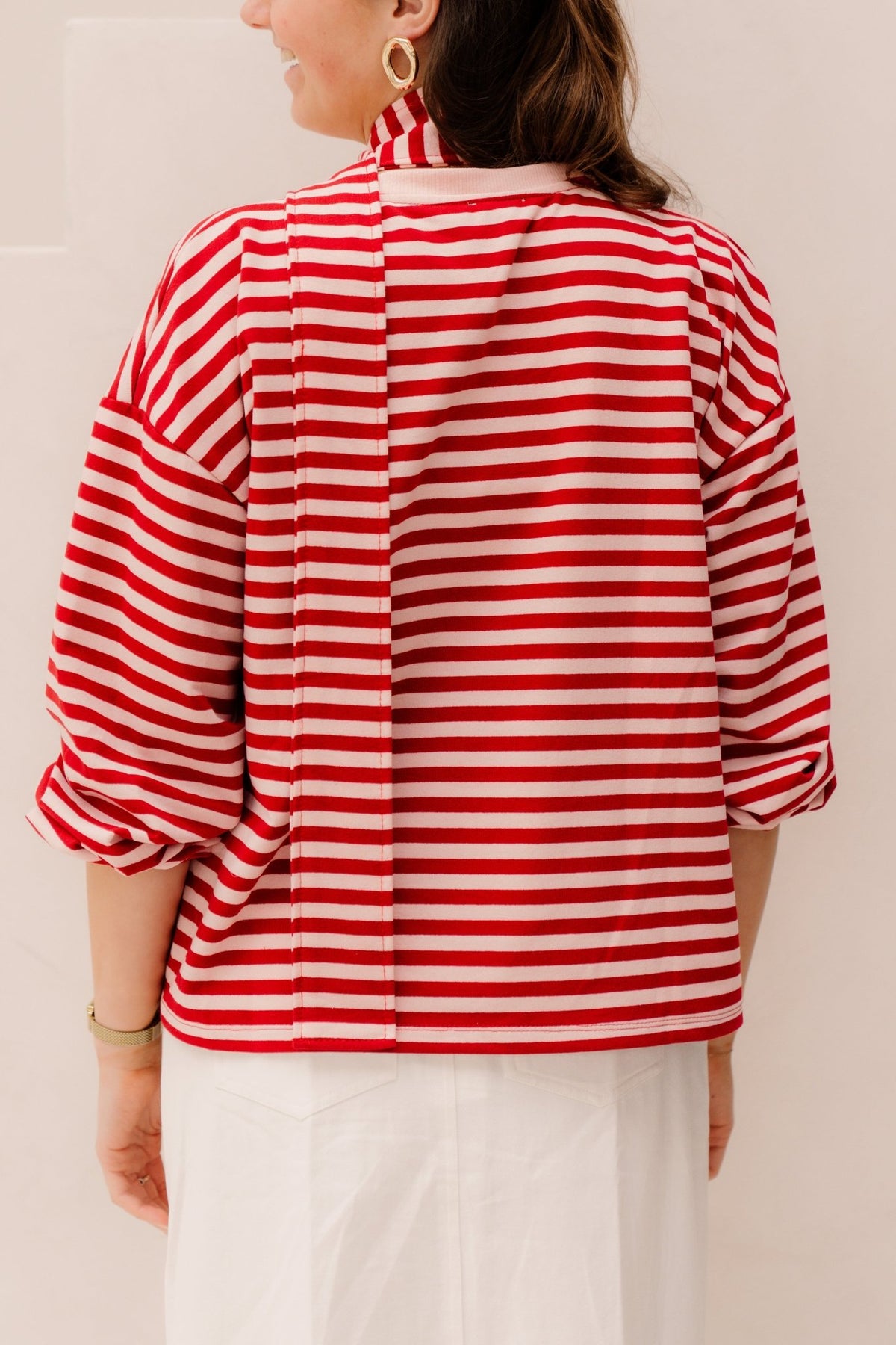 Jet long sleeve rood roze - Bij Keesje - Bij Keesje - Top