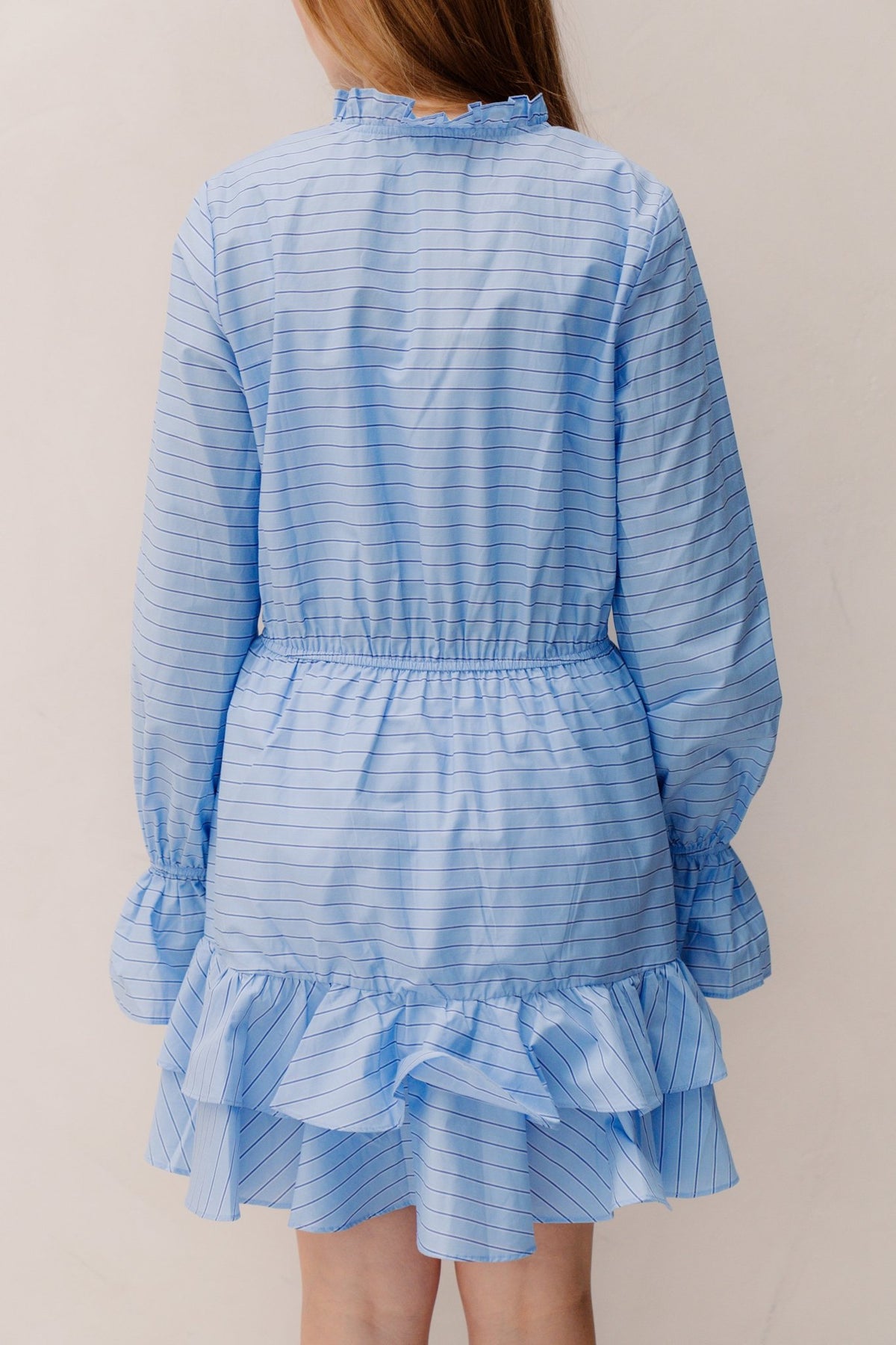 Jia jurk streep blauw - Bij Keesje - Bij Keesje - Jurk