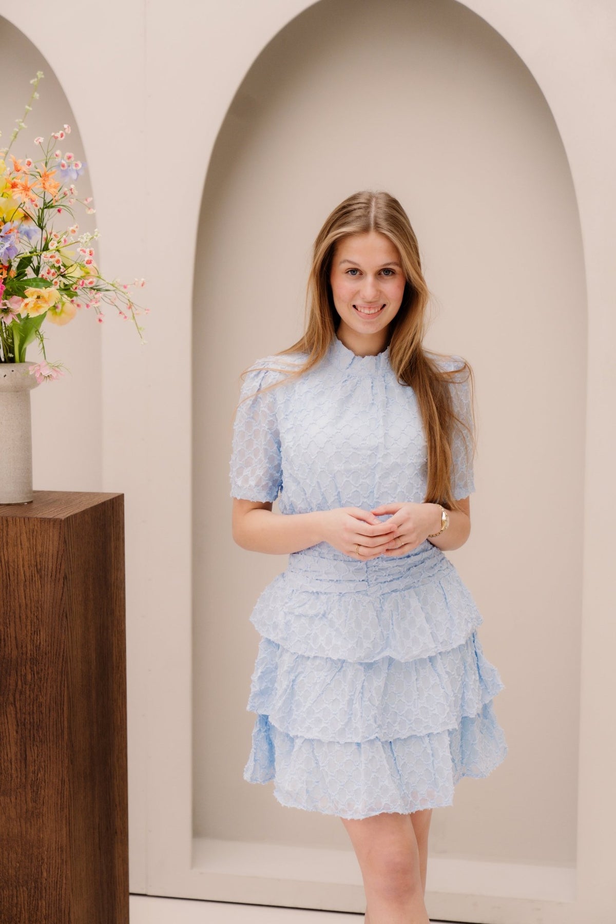 Jinte Dress Blue - Bij Keesje - Bij Keesje - Jurk