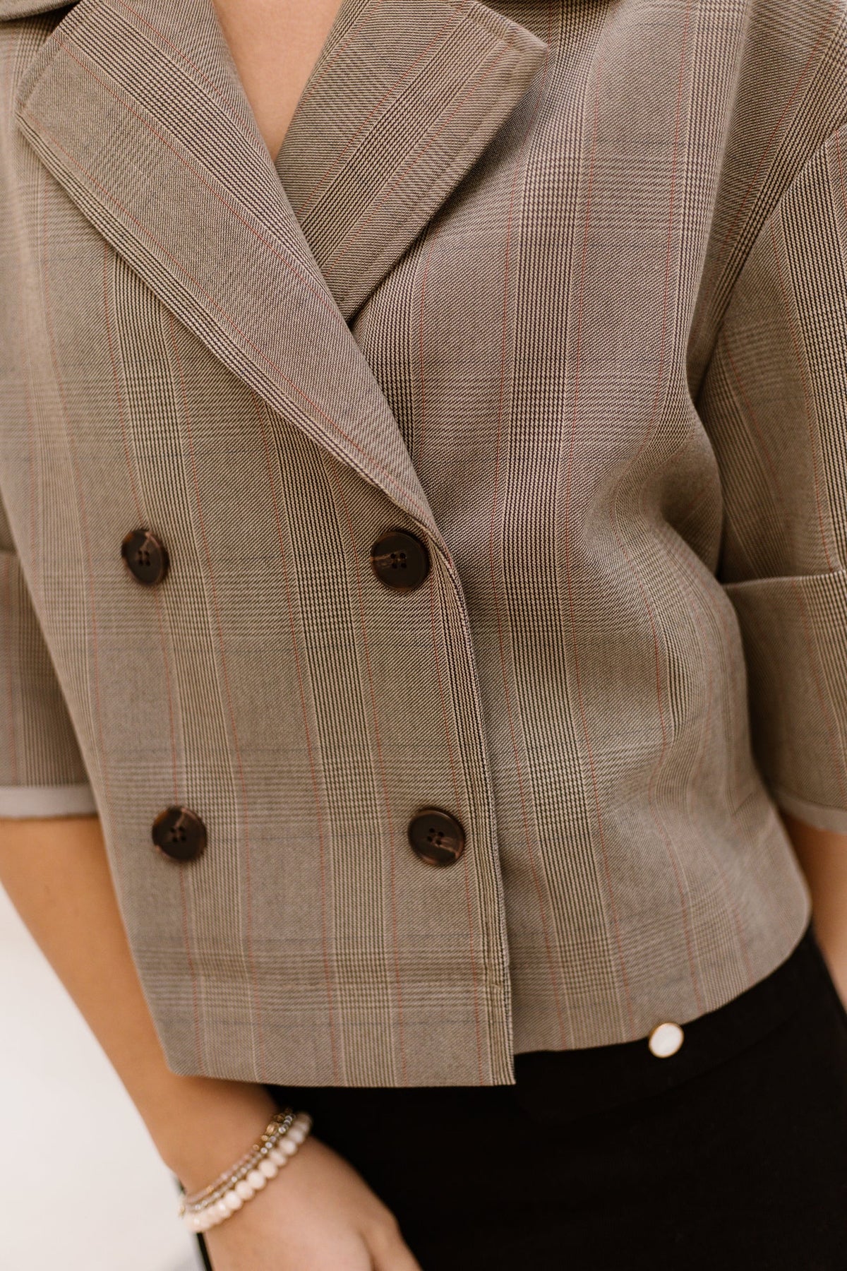 Jinthe check blazer - Bij Keesje - Bij Keesje - Blazer
