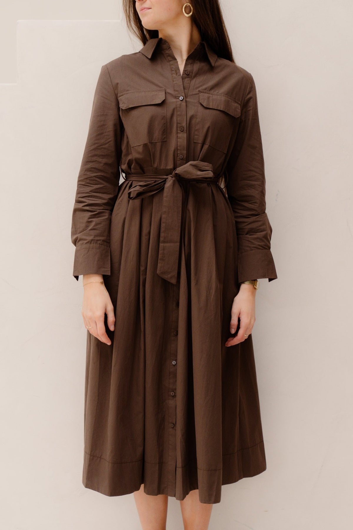 Jipke Dress Brown - Bij Keesje - Bij Keesje - Jurk