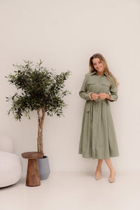 Jipke Dress Green - Bij Keesje - Bij Keesje - Jurk
