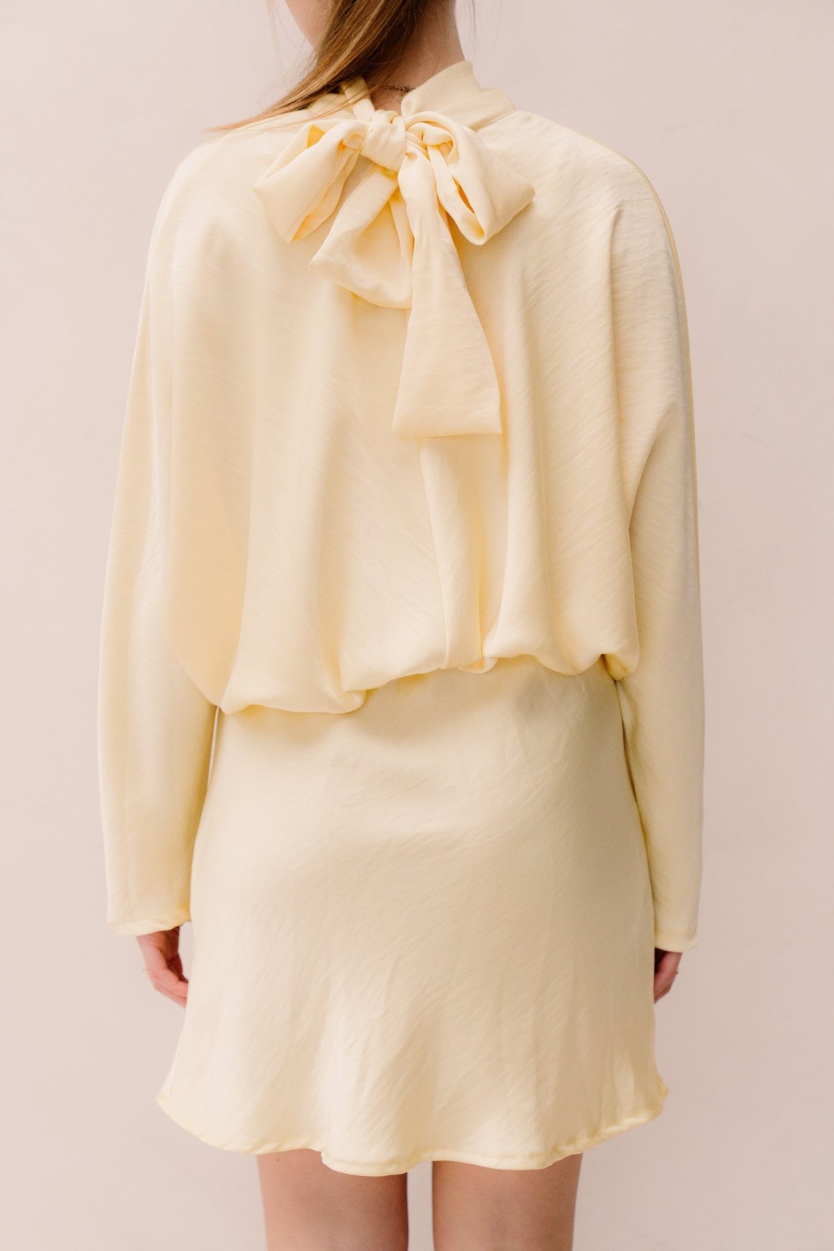 Joelle silk jurk geel - Bij Keesje - Bij Keesje - Jurk