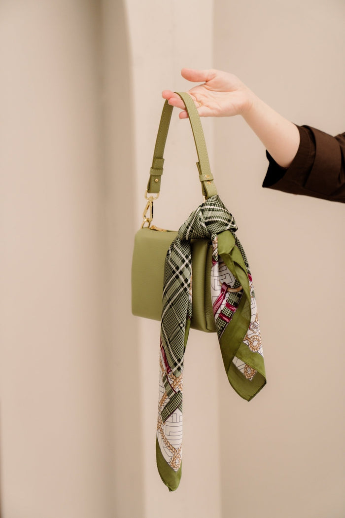 Joyah sjaal chain green - Bij Keesje - Bij Keesje - Sjaal