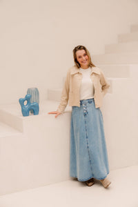 Jula Denim Skirt - Bij Keesje - Bij Keesje - Rok