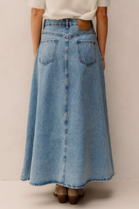Jula Denim Skirt - Bij Keesje - Bij Keesje - Rok