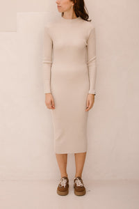 Julia bodycon dress beige - Bij Keesje - Bij Keesje The Label
