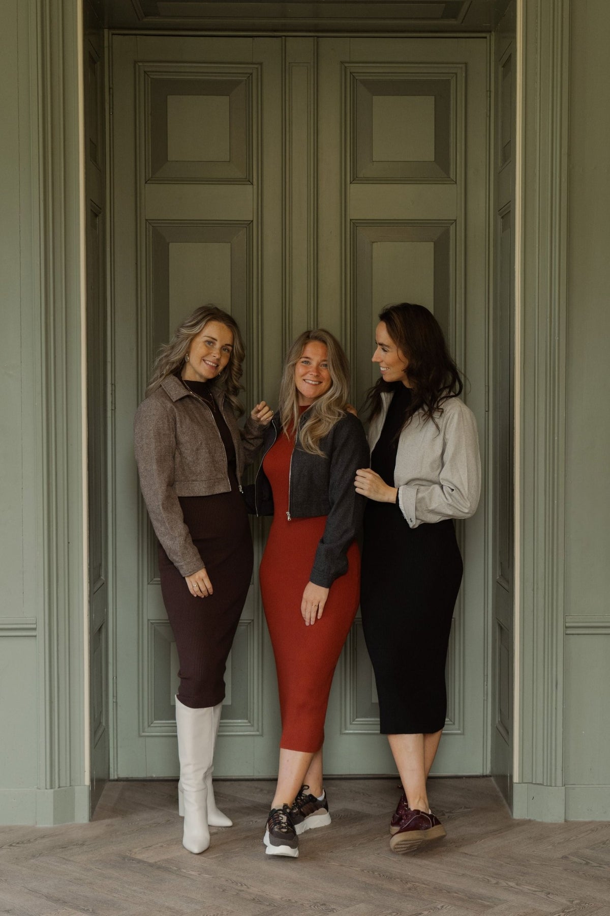 Julia bodycon dress dark orange - Bij Keesje - Bij Keesje The Label