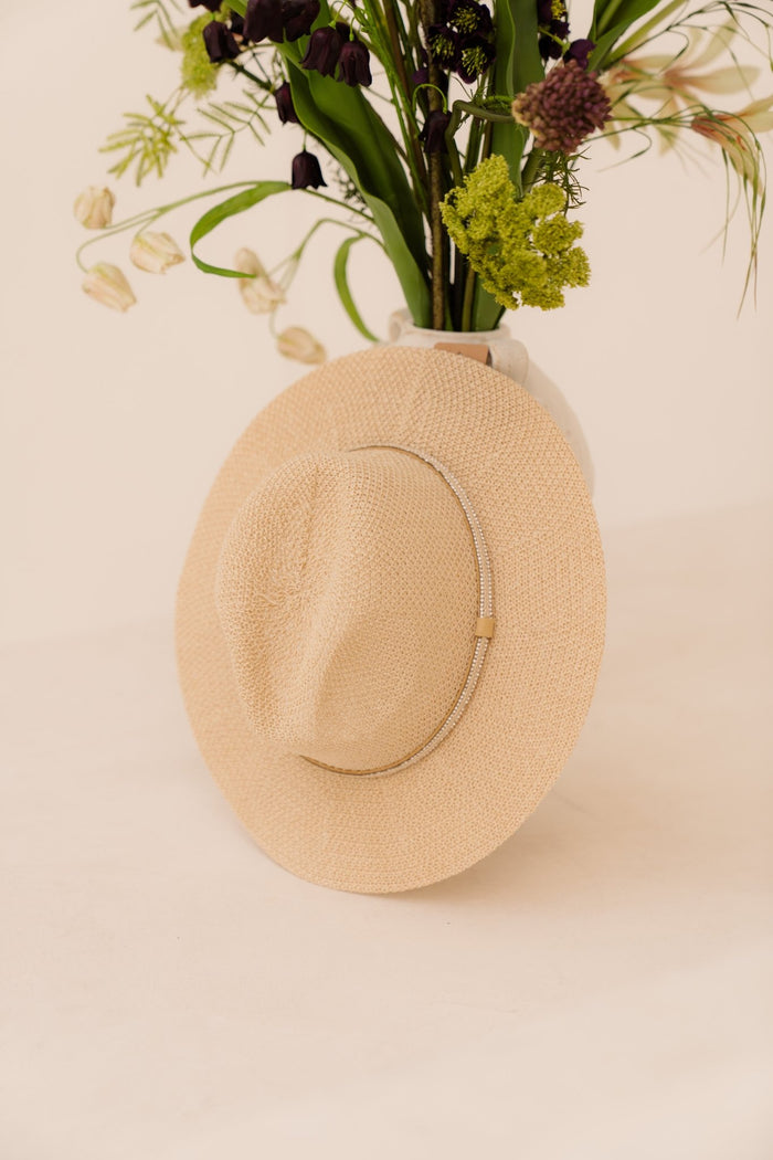 Julia hoed riet beige - Bij Keesje - Bij Keesje - 