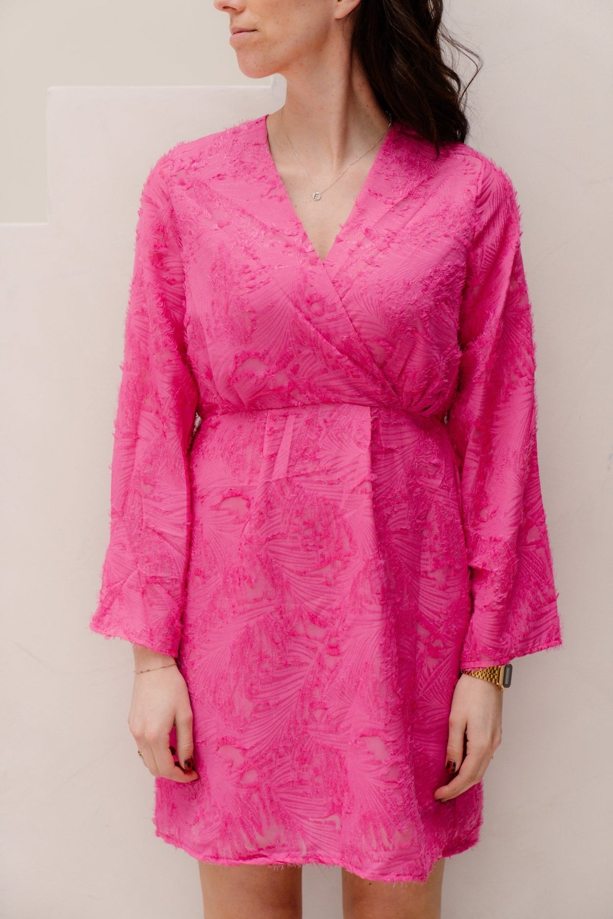 Julia jurk fuchsia - Bij Keesje - Bij Keesje - Jurk