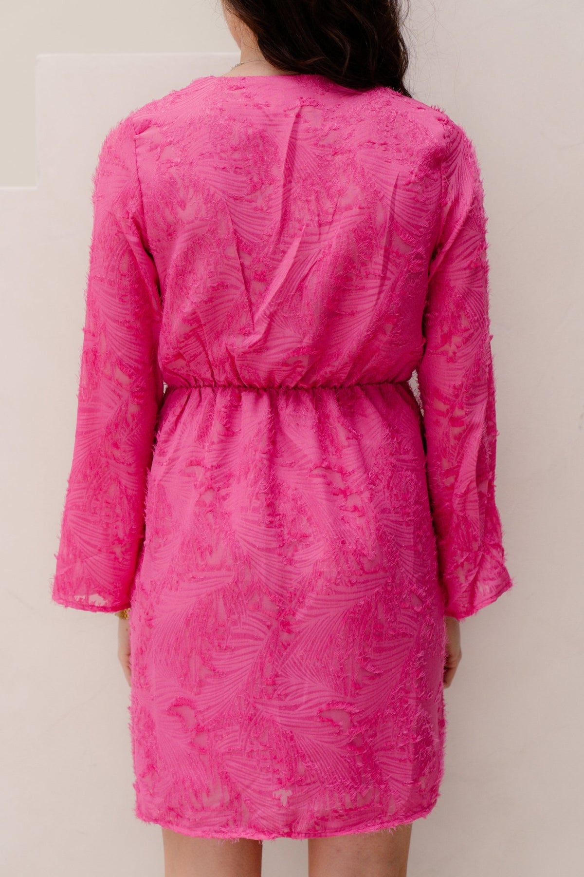 Julia jurk fuchsia - Bij Keesje - Bij Keesje - Jurk