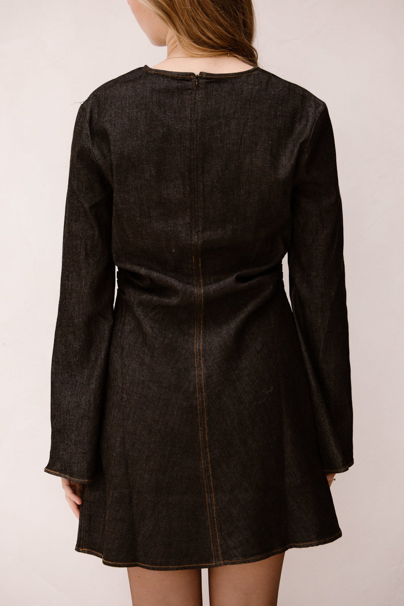 Jumari Denim Dress Black - Bij Keesje - Neo Noir