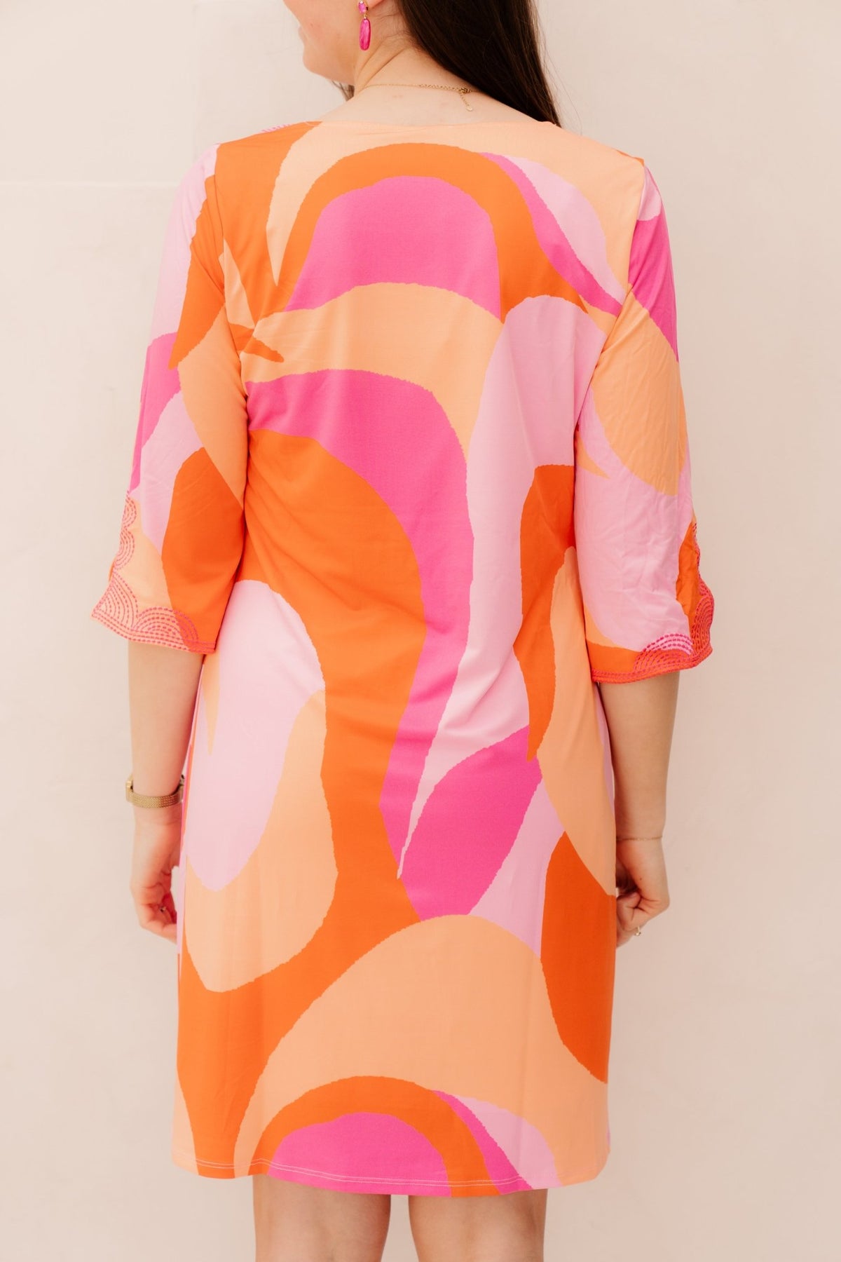 Jurk met design C309 - Bij Keesje - K - design - Jurk