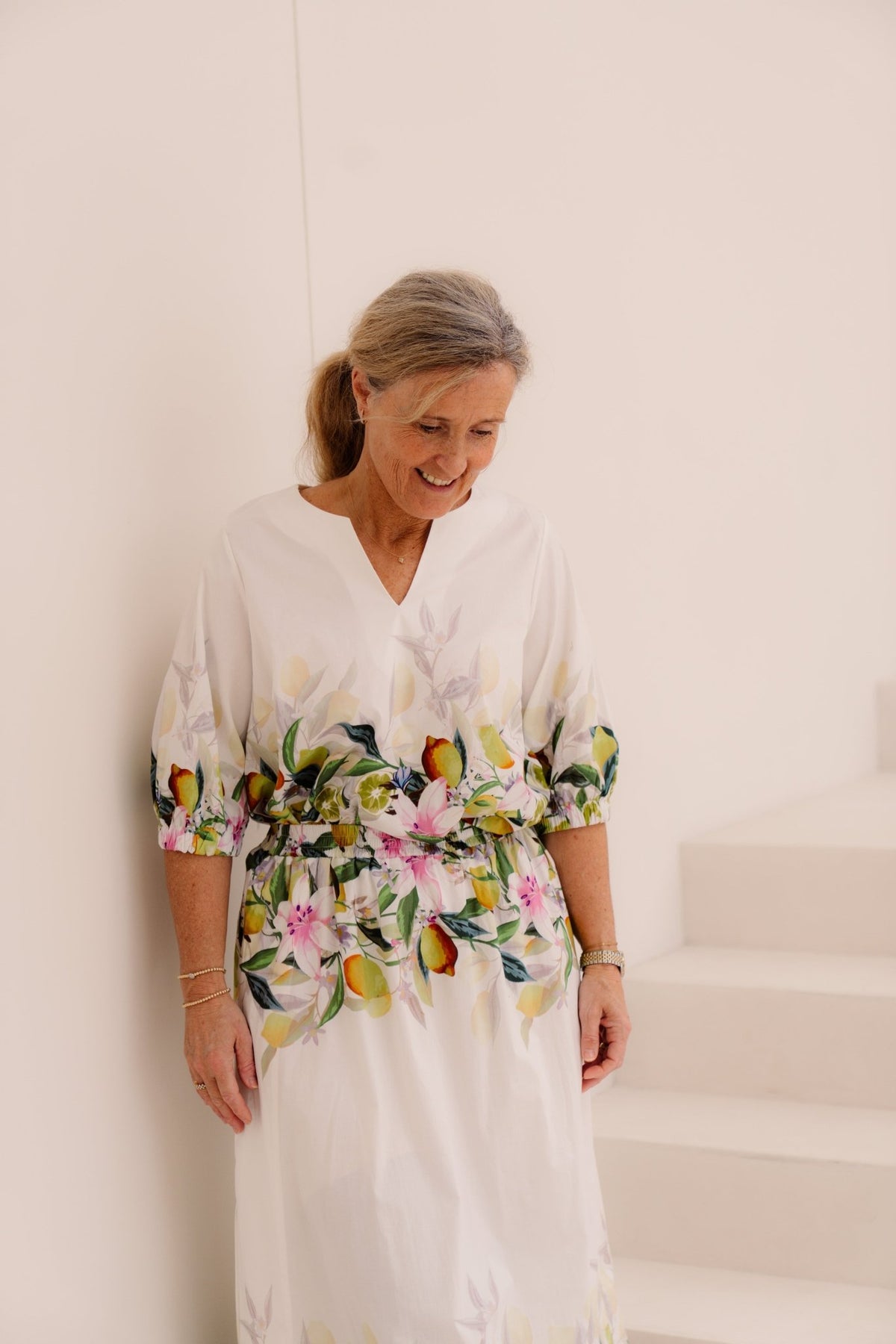 K - Design Blouse met print C363L - Bij Keesje - K - design - Blouse