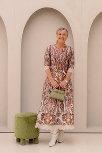 K - Design Dress Multicolour C301 - Bij Keesje - K - design - Jurk