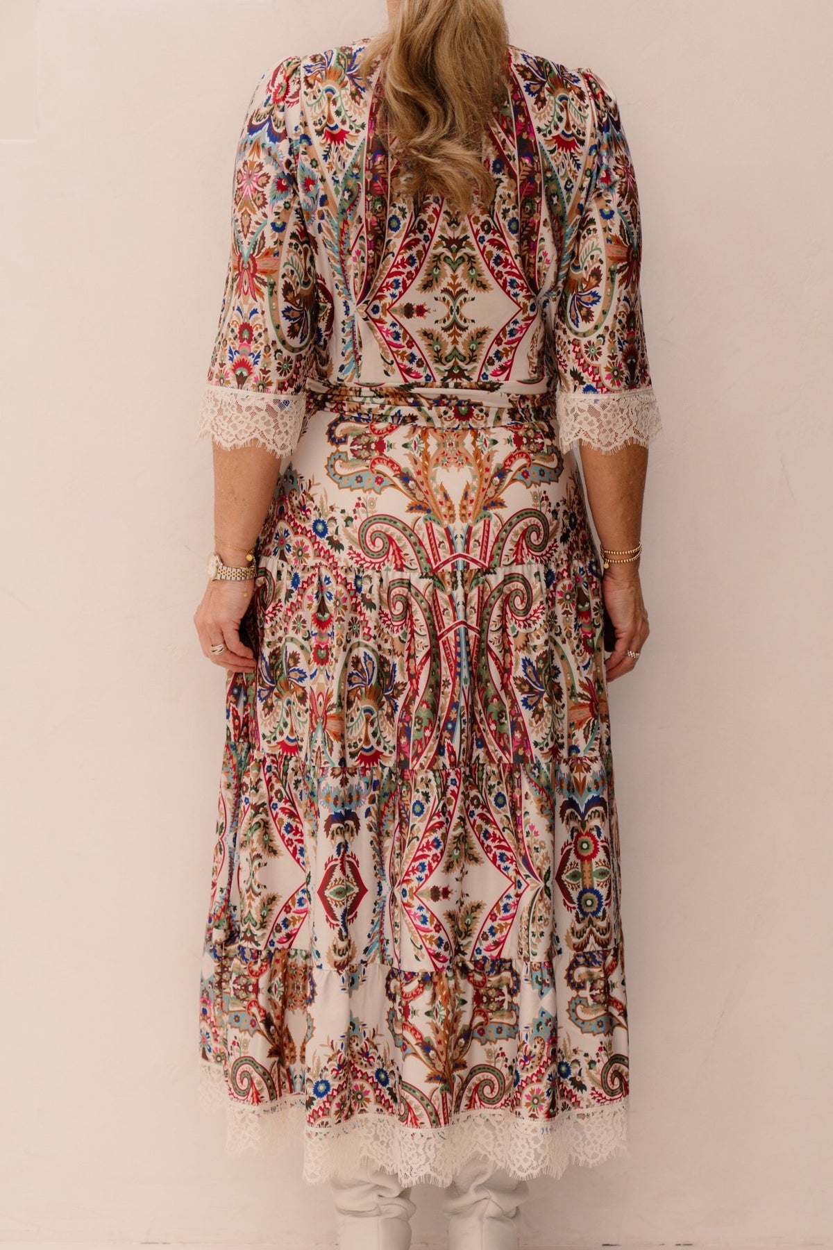 K - Design Dress Multicolour C301 - Bij Keesje - K - design - Jurk