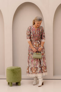 K - Design Dress Multicolour C301 - Bij Keesje - K - design - Jurk