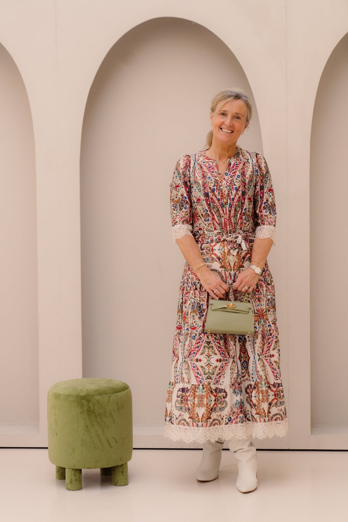 K - Design Dress Multicolour C301 - Bij Keesje - K - design - Jurk