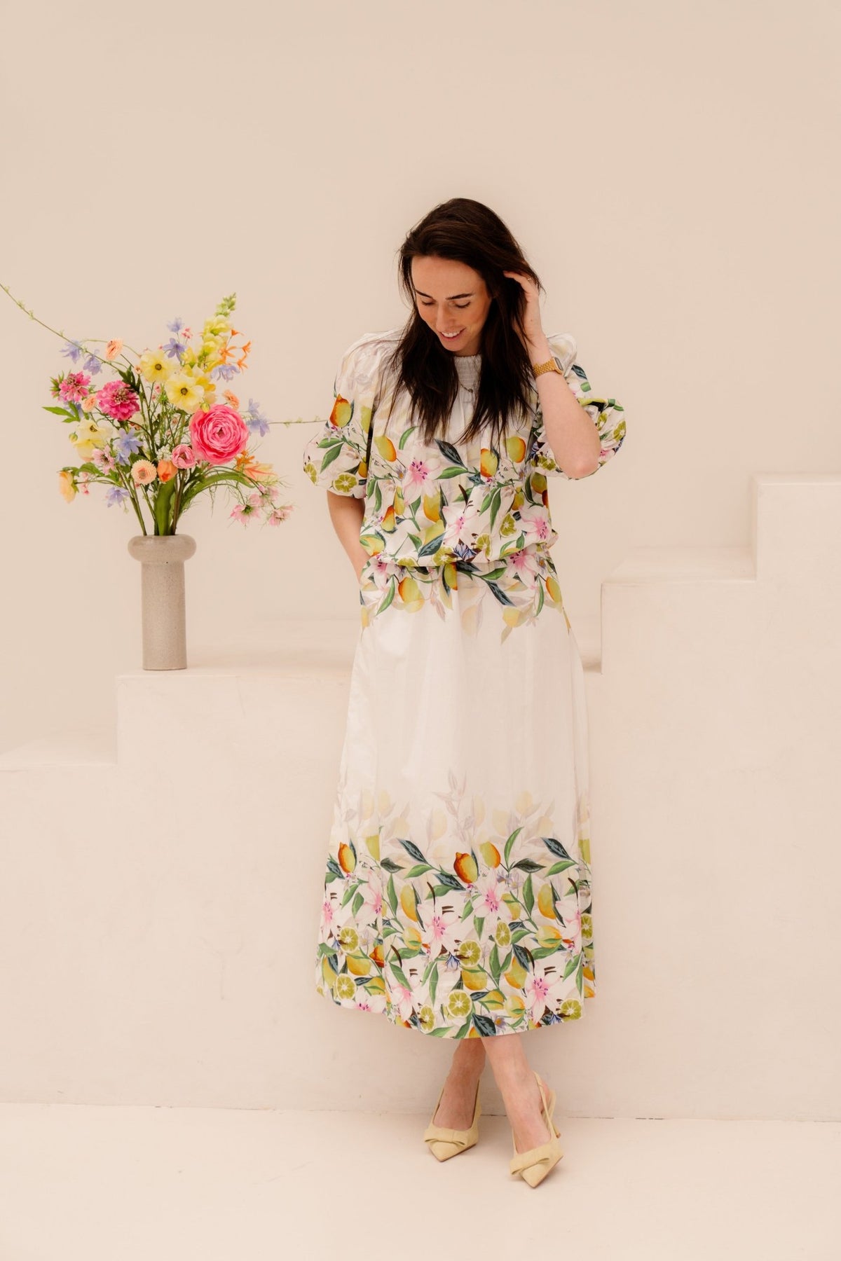 K - Design rok met print C350L - Bij Keesje - K - design - Rokken
