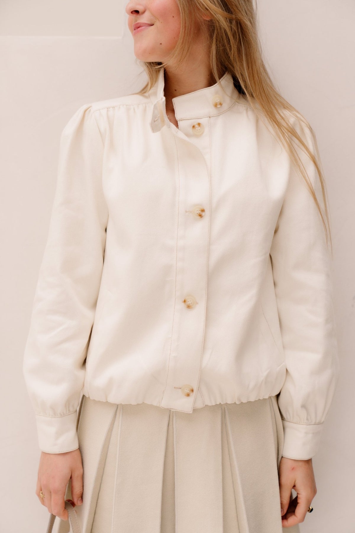 Kaatje beige jacket - Bij Keesje - Bij Keesje - Jas