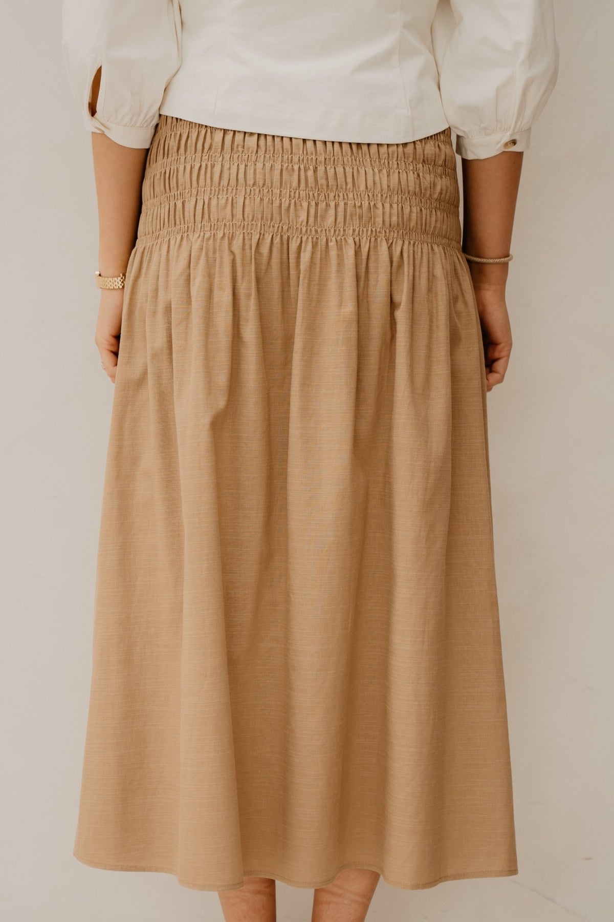 Kae Skirt Walnut - Bij Keesje - FLURESK - Rokken