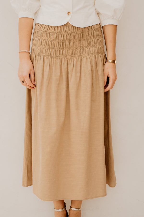 Kae Skirt Walnut - Bij Keesje - FLURESK - Rokken