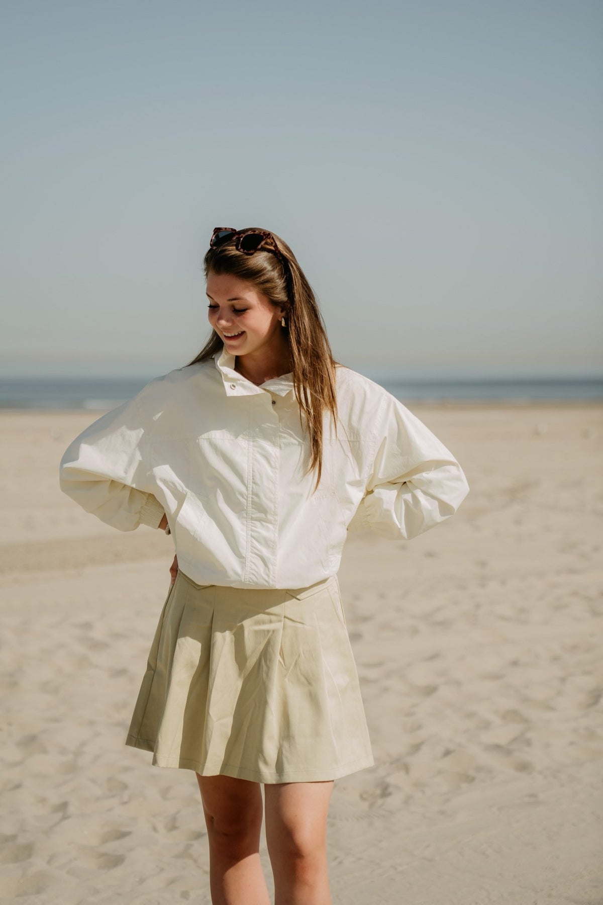 Kaia jacket ivory - Bij Keesje - Neo Noir - Jas