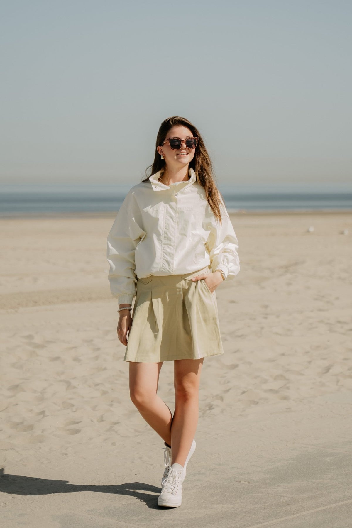 Kaia jacket ivory - Bij Keesje - Neo Noir - Jas