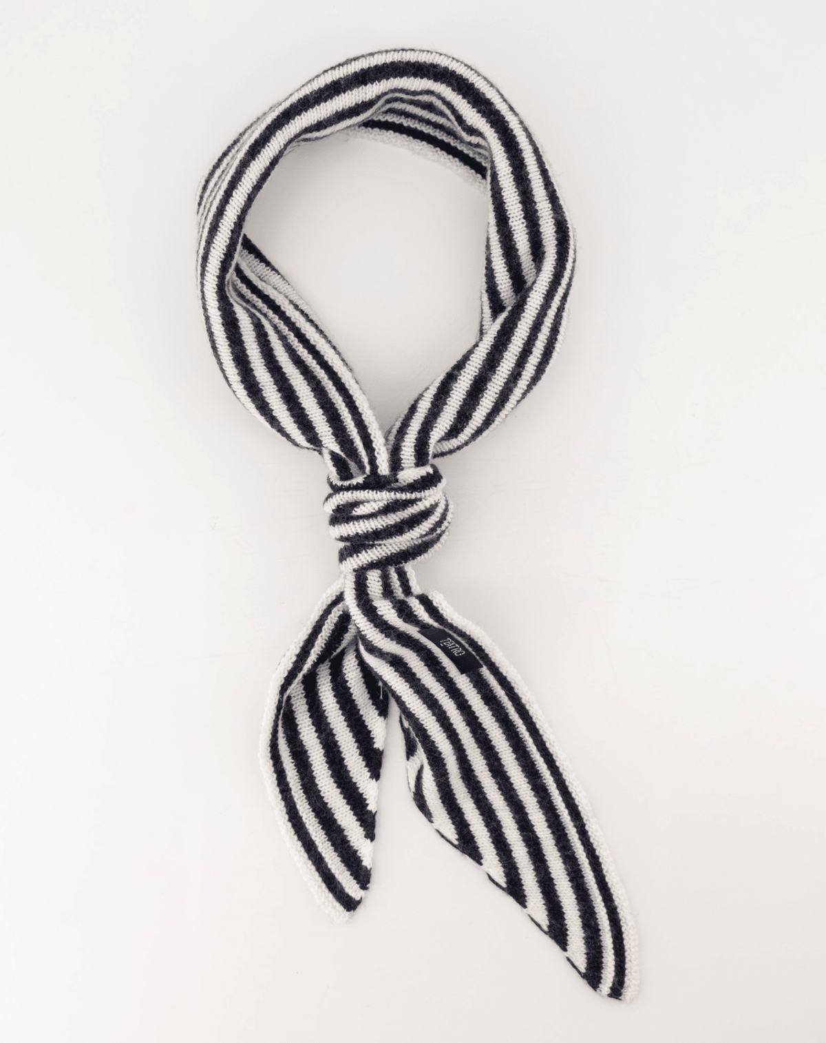 Kaia sjaal streep donkerblauw beige - Bij Keesje - Bij Keesje - Sjaal