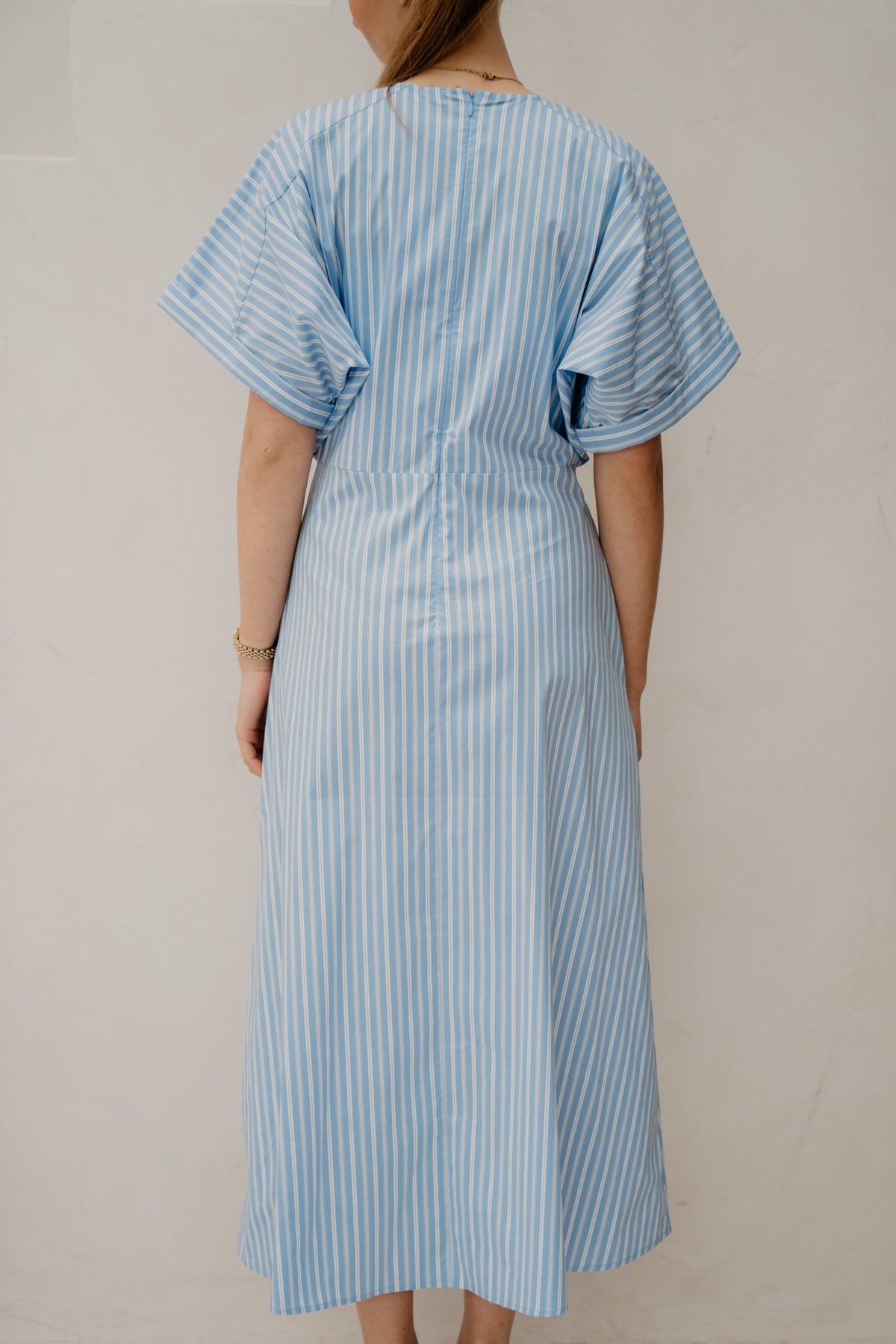 KaioCC Stripe Dress Pale Blue - Bij Keesje - Co'couture - jurk