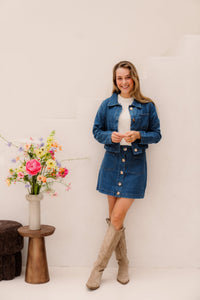 Kaley denim skirt - Bij Keesje - Bij Keesje - Rok