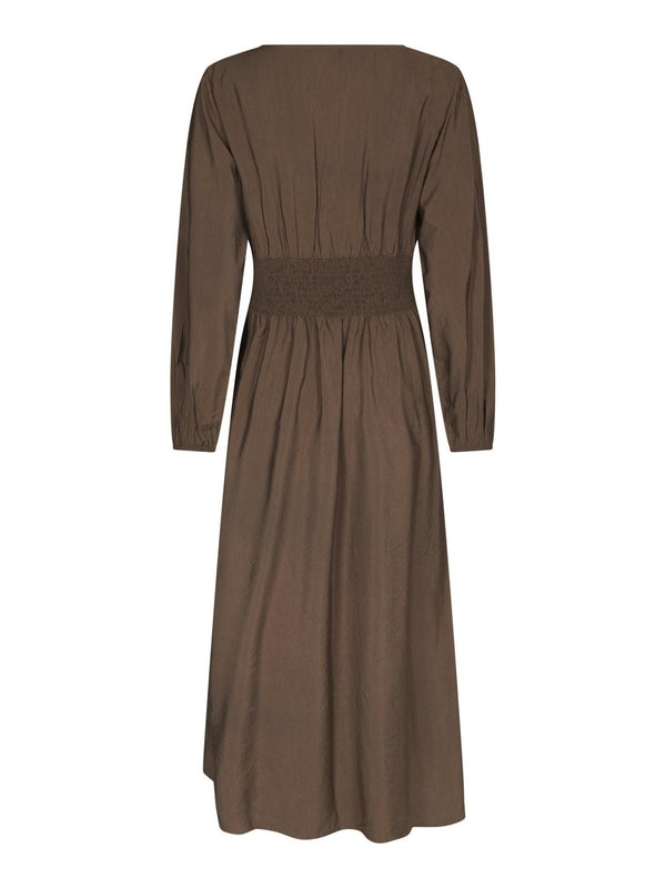 Kankata dress dark taupe - Bij Keesje - Neo Noir - Jurk