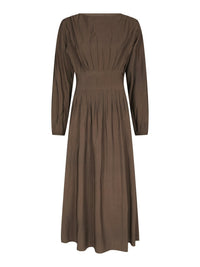 Kankata dress dark taupe - Bij Keesje - Neo Noir - Jurk