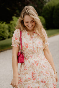 Kanza flower rose dress - Bij Keesje - Neo Noir - Jurk