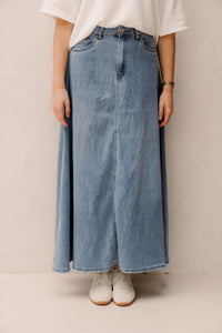 Karen Denim Skirt - Bij Keesje - Bij Keesje - Rok