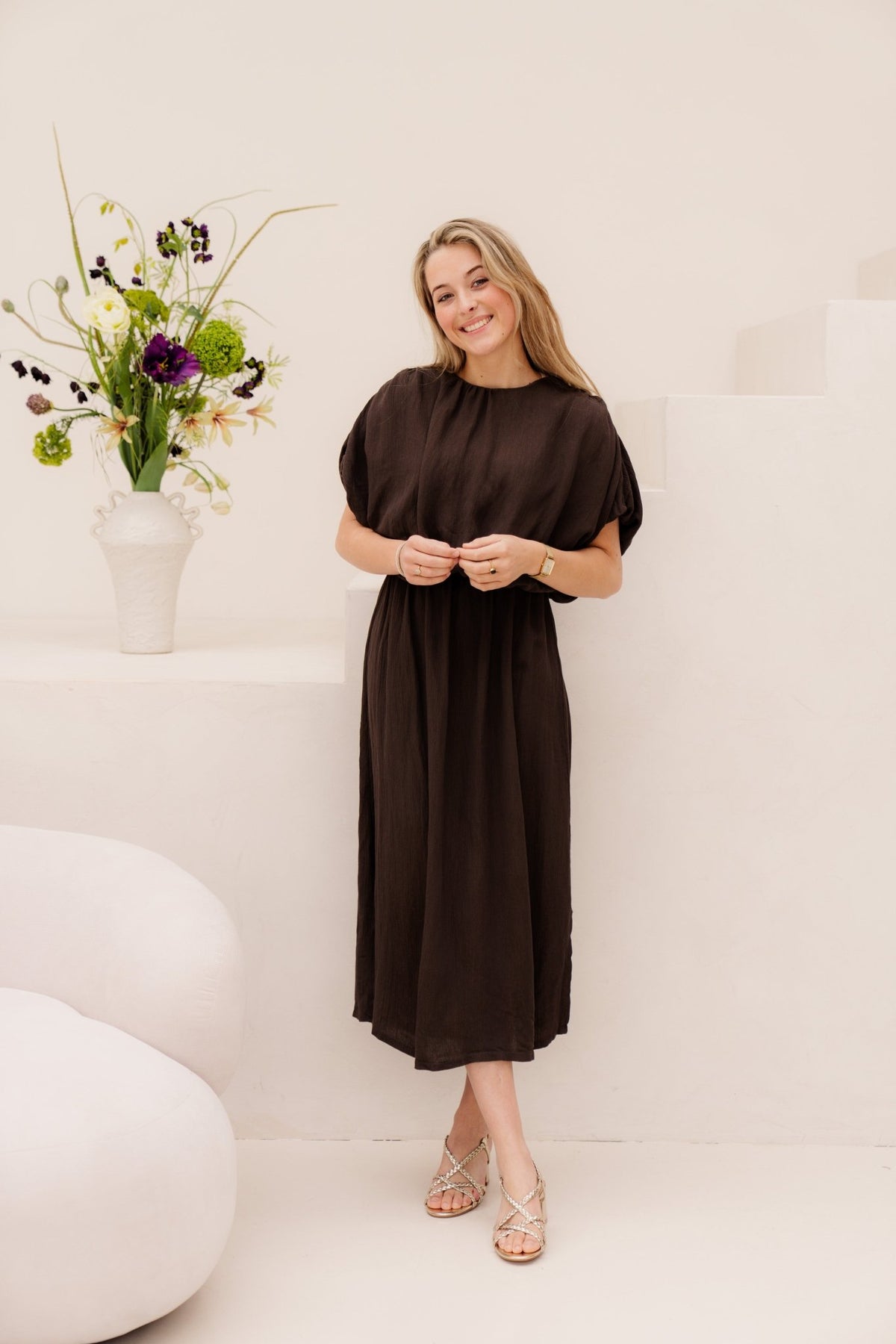 Karice dress brown - Bij Keesje - Bij Keesje - Jurk