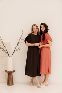 Karice dress brown - Bij Keesje - Bij Keesje - Jurk