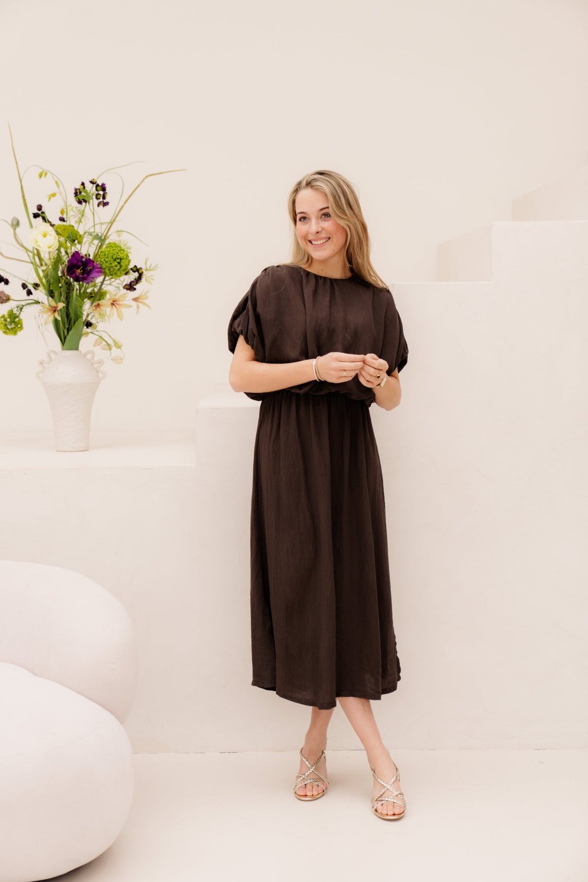 Karice dress brown - Bij Keesje - Bij Keesje - Jurk