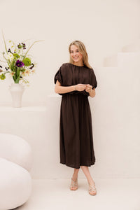 Karice dress brown - Bij Keesje - Bij Keesje - Jurk