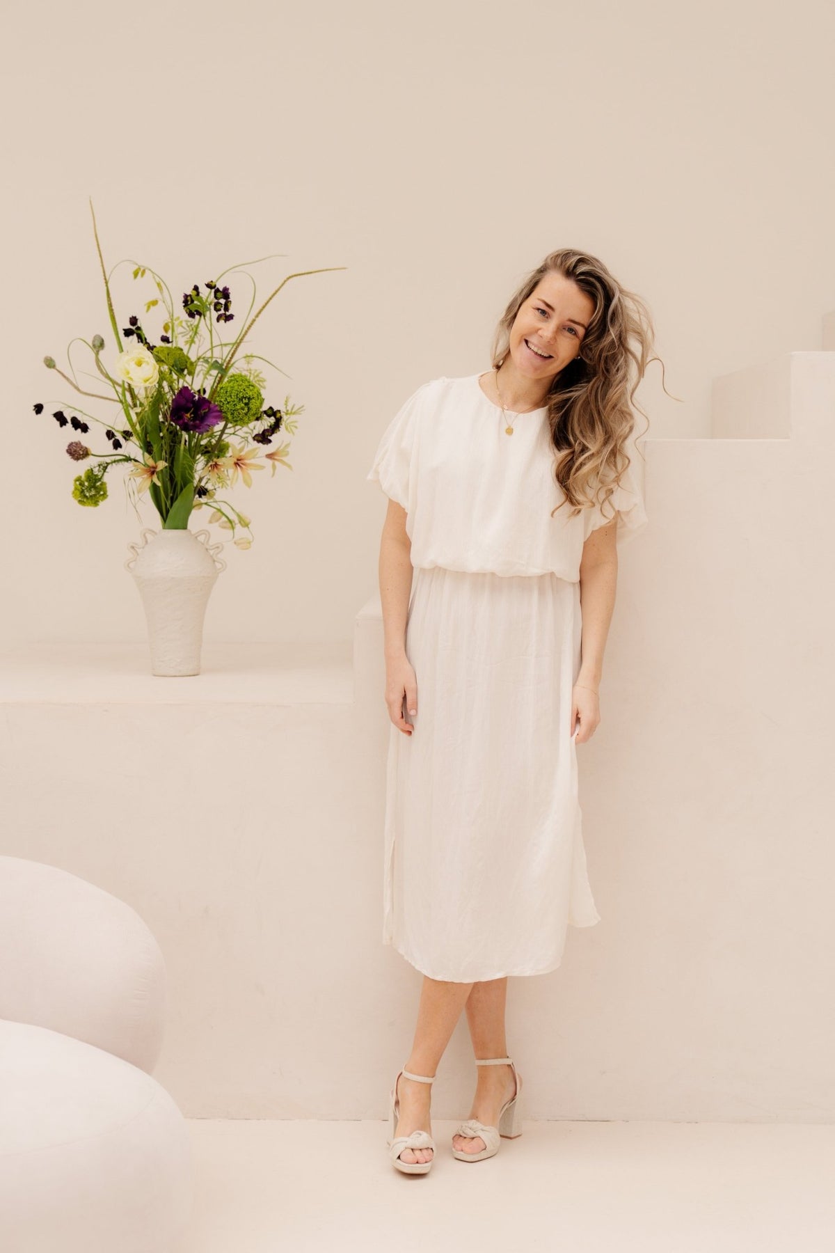Karice dress white - Bij Keesje - Bij Keesje - Jurk