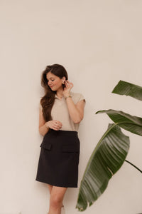 Karin top beige - Bij Keesje - Bij Keesje The Label - top