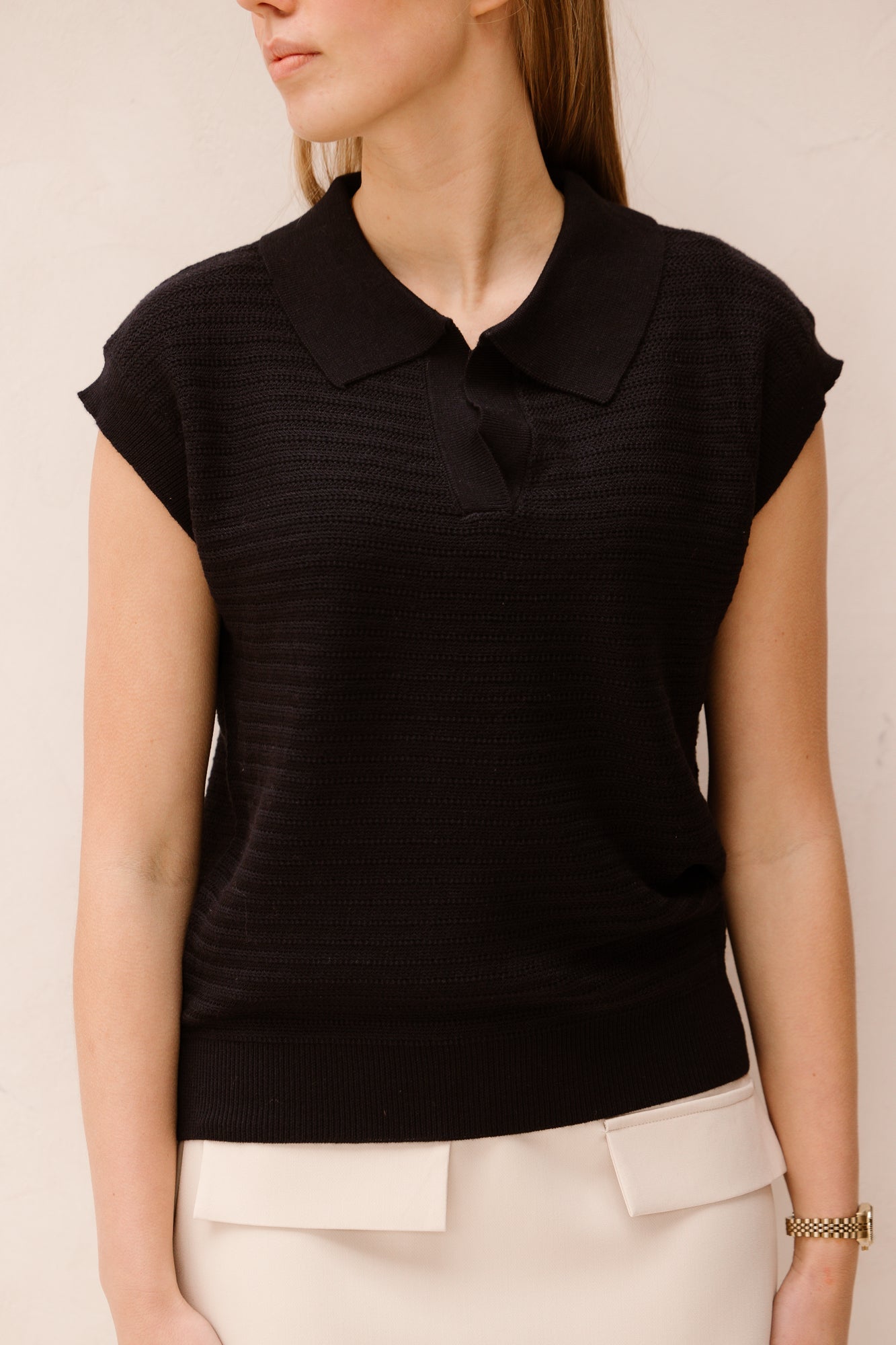 Karin top dark blue - Bij Keesje - Bij Keesje The Label - top