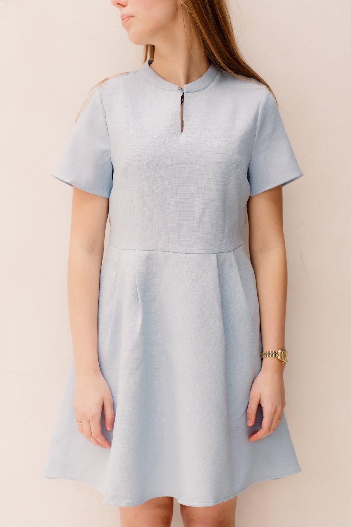 Karolien dress lichtblauw - Bij Keesje - Bij Keesje - Jurk