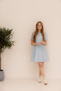 Karolien dress lichtblauw - Bij Keesje - Bij Keesje - Jurk