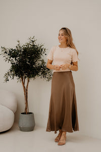 Karteltop Beige - Bij Keesje - Bij Keesje - Top