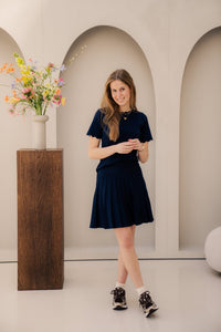 Karteltop donkerblauw - Bij Keesje - Bij Keesje - Top