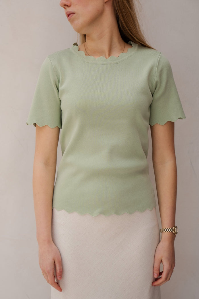 Karteltop mint groen - Bij Keesje - Bij Keesje - Top