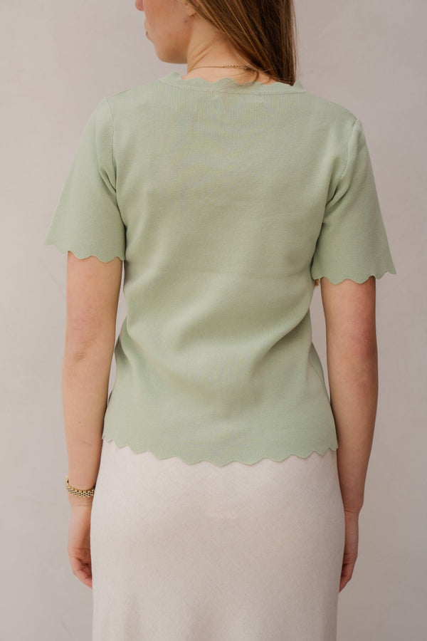 Karteltop mint groen - Bij Keesje - Bij Keesje - Top